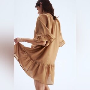 H & M TIE DETAIL TUNIC DRESS - BNWOT - XL